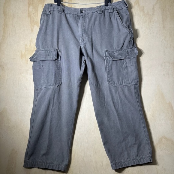 Duluth Trading Cargo Pants Work Construction 44X30 Gray - Picture 1 of 9